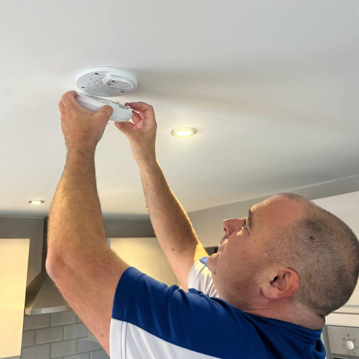 Professional smoke and heat alarm installation in Bury